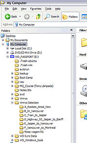 Example of Multilevel Folders